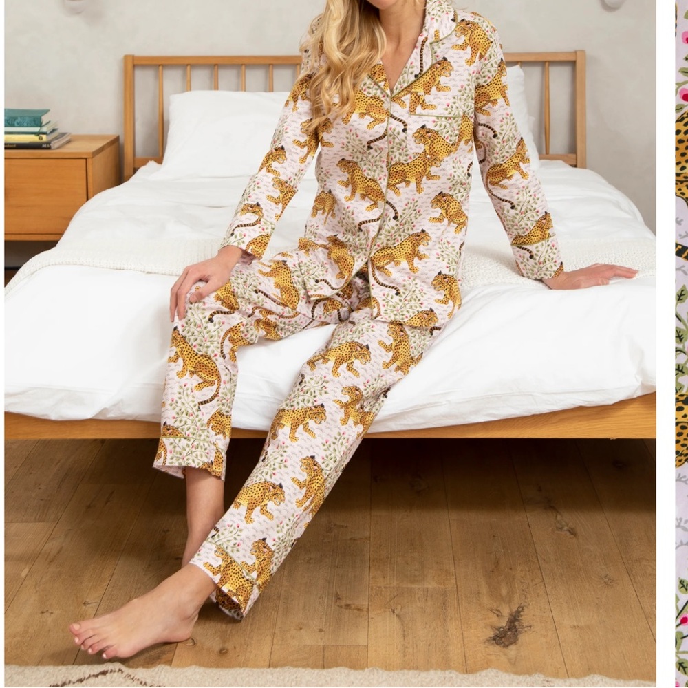 Printfresh Bagheera Tall Long PJ Set in Blush